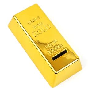 골드바 저금통 모형 인테리어 디자인 선물용 저금통