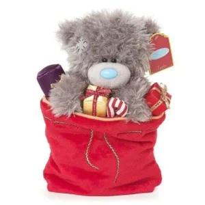 [알티피아]선물 주머니 곰돌이 인형 크리스마스 테디베어 토이
