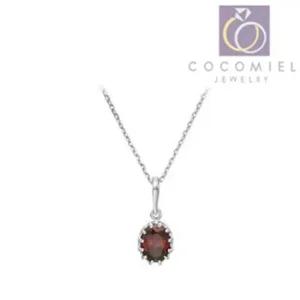 레드 스톤 S-21-N 목걸이 은목걸이 패션목걸이 실버 은목걸이 순은목걸이 925실버목걸이