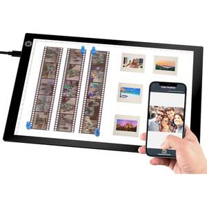 젠 슬라이드 뷰어 라이트 박스, 필름 네거티브 및 스캔, 아티스트 스케치, 밝기 조절이 가능한 3개의 A4 초박형 패드 스캐너, USB 전원 지원