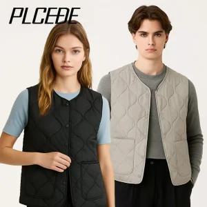 플씨드 코지라이트 퀼팅 방한조끼 경량 보온 남여공용 패딩조끼