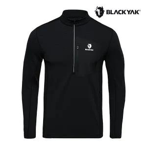 [블랙야크] 남성 그리드 포켓 집업티 1BYTSW4006_BK