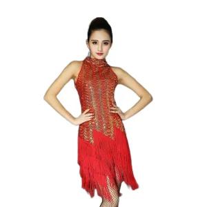 차차차 모던댄스 연습복 드레스 라틴 원피스