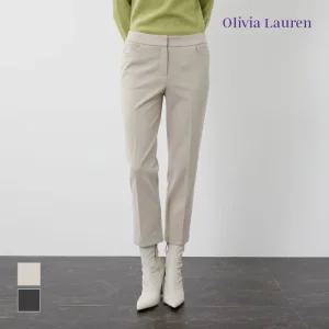 [올리비아로렌] 속기모 일자핏 팬츠_VOCDL3W9431