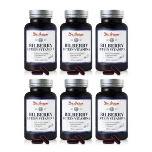 닥터브라이언 빌베리 루테인 비타민A 마리골드꽃 추출물 비타민E 60캡슐 x 6개