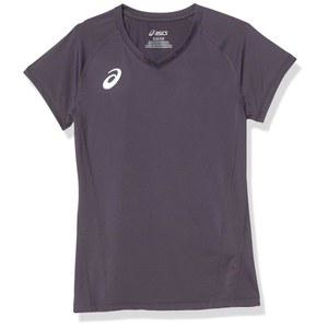 아식스 여자 청소년 스핀 서브 배구 저지 반팔