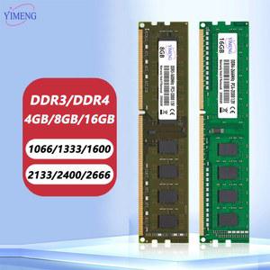 DDR2 DDR3 DDR4 4GB 8GB 16GB 데스크탑 메모리 Ram PC2 667 800Mhz PC3 8500 10600 12800 PC4 2133 2400 2666 3200Mhz DIMM