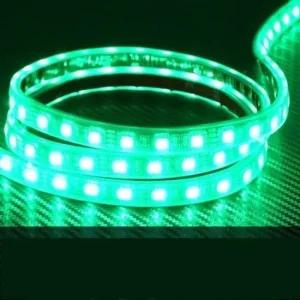 자동차 튜닝 조명 12V 5M 차량용 그린 색상 3칩 바 12vled바 면발광led바 led전구 자동차led바