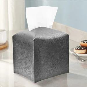 소형 각티슈 케이스 미니 사이즈 가죽 커버 호텔식 냅킨케이스 사각휴지케이스 가죽티슈케이스