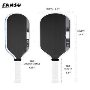 14mm Hyperion GEN4 T700 탄소 섬유 PickleballPaddle Thermoform Edge Seal 폼 주입 가장자리 PP 코어 핸
