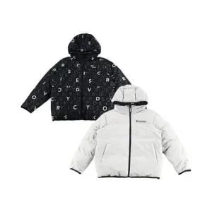 디스커버리 키즈 모노그램 리버서블 숏패딩 DKDJ54036-BKP