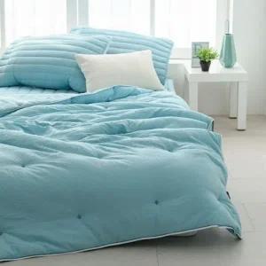 에이스 마이크로 모달 양면 스프레드 퀸세트 블루