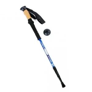 [콩심팥심]빅 마운트 3단 접이식 등산스틱 블루 등산용 지팡이