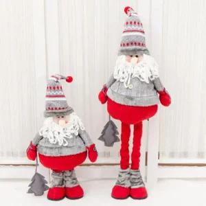 플라워트리 [1+1] 크리스마스 산타인형 대형장식 키크는레드 70cm