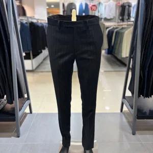 [레노마]F/W 가을,겨울 네이비 스트라이프 울 캐시미어 정장 팬츠QDMSP56_BP