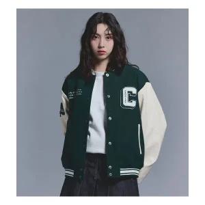 [클라이드]여성 3컬러 안감 누빔 바시티 야구점퍼 (FODJP931F) 769513