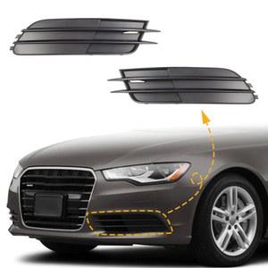 Audi A6/A6 Quattro 2012-2015 4G 용 앞 범퍼 아래 안개등 프레임 램프 트림 그릴 커버 0807681 0807682 자동차 액세서리