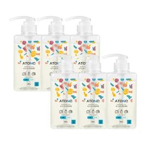 [아토앤오투] 시그니처 주방세제 무향 본품 6개 젖병 세정제 유아식기 과일