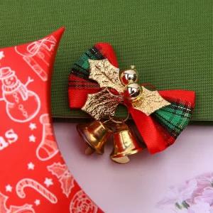 크리스마스 리본 미니 종 성탄종 리본종 트리장식 리본종장식 미니종