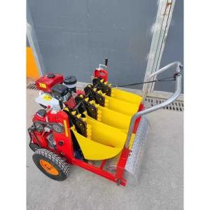 마늘 파종기계 푸시형 마늘심는기계 엔진 소형 마늘파종기