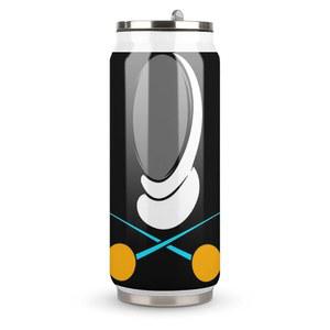 펜싱 검과 헬멧 마스크 여행 텀블러 단열 컵 스테인리스 스틸 커피 머그잔 500ml