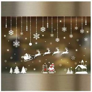 [골드스마일]베란다 창문 크리스마스 연출 눈장식 포인트 스티커