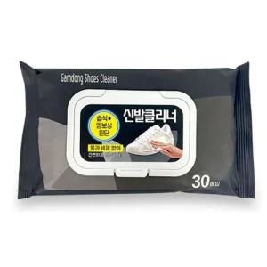 고품질 신발 세척 티슈 운동화 클리너 청소 30매 관리 용품 (WFK7N8R)