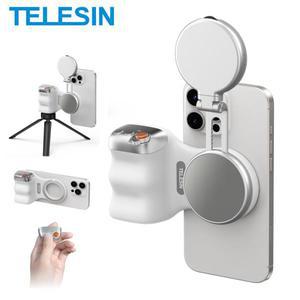 TELESIN MagSafe 스마트 폰 카메라 셔터 그립 Bluetooth 원격 제어 홀더 iphone 호환 16 15 14 13 12 VIVO
