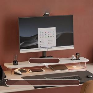 아크릴 디스플레이 라이저 데스크탑 오피스 컴퓨터 모니터 스탠드 높이 조절 브래킷 화면 홀더 심플 모던