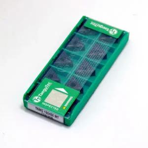 호환  TaeguTec-네거티브 삼각형 외부 터닝 인서트 TNMG160408 MT TT8125B 10 개묶음