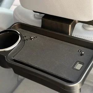 차량용 멀티 테이블 컵홀더 뒷좌석 폴딩 식탁 거치대 휴대용 테이블