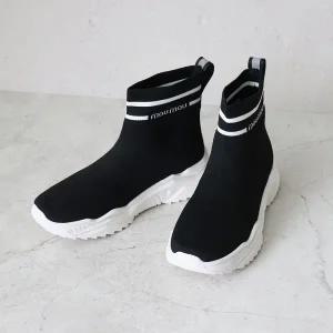 [롯데백화점]원더슈즈 모우모우 니트 삭스 스판 앵글부츠 5CM MR-315