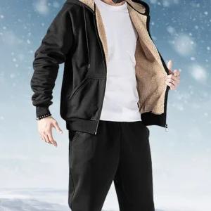 남자 양털 기모 트레이닝복 세트 조거 트레이닝 팬츠 후드집업 맨투맨 후드티셔츠 남여공용 티 팬츠