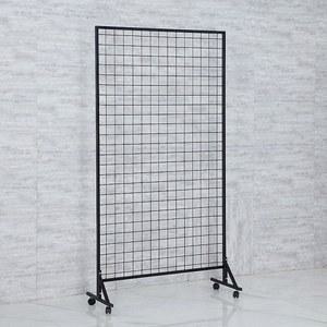 네트망 파티션 철망 스탠드 메쉬 장식 화이트 망 50x50 미술 사각 타공판