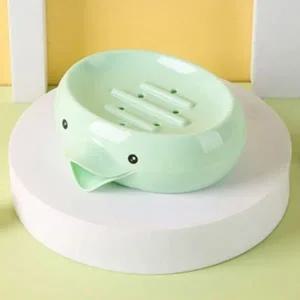 캐릭터 물빠짐 비누 자동 받침대 트레이 비누케이스