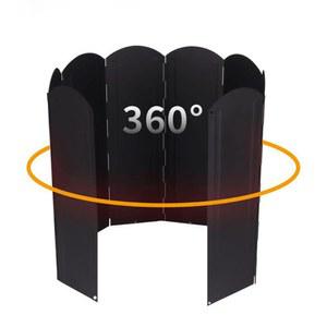 바베큐 불멍 대형 화로 바람부는날 꺼짐방지 버너 바람막이 방염 가을캠핑 바람막는 화로용