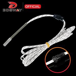 3DSWAY 3D 프린터 부품 12V 가열 튜브 세라믹 히터 카트리지 SM 플매트 카펫 러그가있는 24V 50W 6x20mm 히