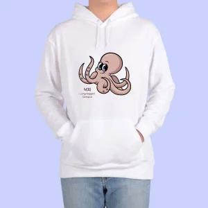 기모후드티 바다생물 모음전 낙지 디자인
