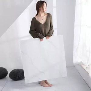 접착식 조 데코타일 주방 대리석 셀프 2조각 60x60cm 거실 현관 바닥 베란다 시공 01 6622