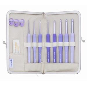 튤립 에티모 무라사키 코바늘 판 크로셰 취미생활 ETIMO 뜨개바늘 라벤더 컬러