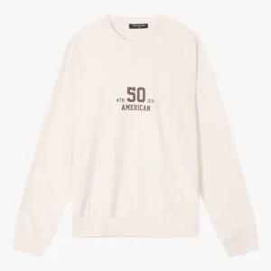 [롯데백화점]인디고뱅크 UN베이직 기모 그래픽 맨투맨 IBMA24TG2