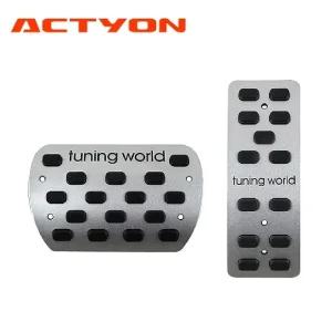 디퓨젼 튜닝페달 액티언 2P 엑셀 브레이크 커버 순정형자인 패드 패달 논슬립 용품 자동차 차량