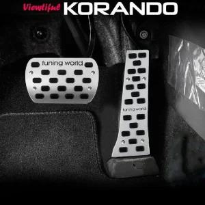 뷰티풀 코란도 2P 디퓨전 튜닝페달 스포츠 발판 순정형자인 브레이크 엑셀 자동차용품 차량 인테리어