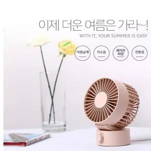 저소음 더블윙 USB 선풍기 탁상형 USB서큘레이터 USB써이터