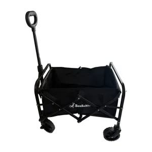벤소닉 아웃도어 캠핑웨건 접이식 카트 손수레 (블랙) 1개 / 써클