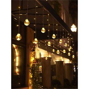 크리스마스 led 전등 태양광 플래시 별등 랜덤 걸이 침실 장식