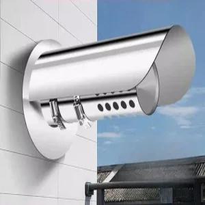 보일러 후드 레인캡 가스 스테인리스 장착 방품 덮개 온수기 레인커버 콘센트 배기구 연통