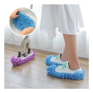 발로쓱 청소 슬리퍼 극세사 걸레실내화 탈부착 발걸레 청소슬리퍼 걸레슬리퍼