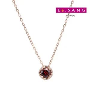 [이상주얼리]14k 1월 탄생석 레시 가넷목걸이