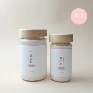 강아지 입욕제 스파 각질 비듬 발사탕 아토피 가려움 탄산 샴푸 칼라민 핑크 500g